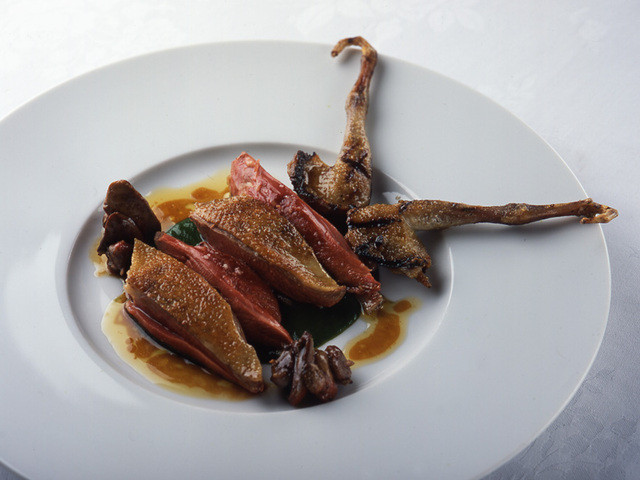 フランス産仔鳩のロースト